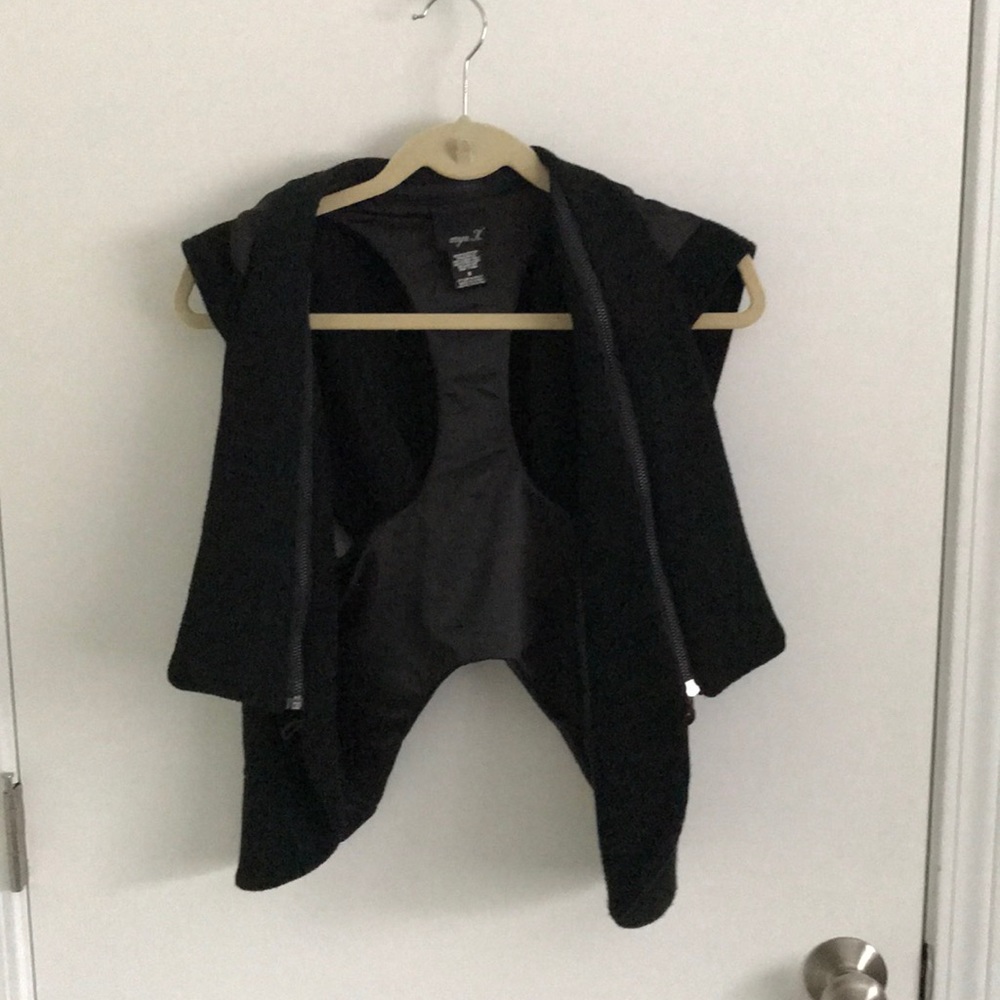Aryn K. Funky Black Vest